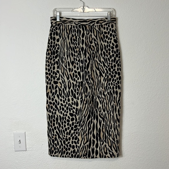 by Malene Birger Leopard Pencil Skirt Size 38/Small - Picture 3 of 14